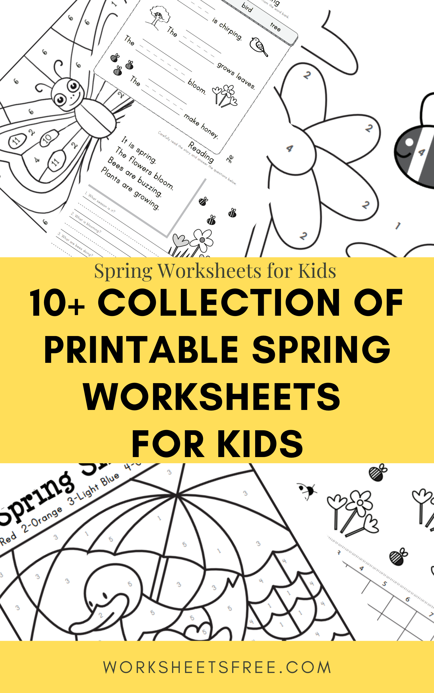 10-Collection-of-Printable-Spring-Worksheets-for-Kids | Worksheets Free