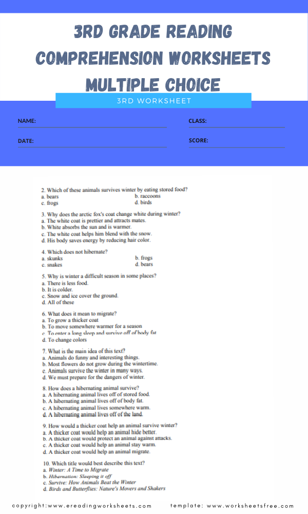 3rd-grade-reading-comprehension-worksheets-multiple-choice-2-worksheets-free