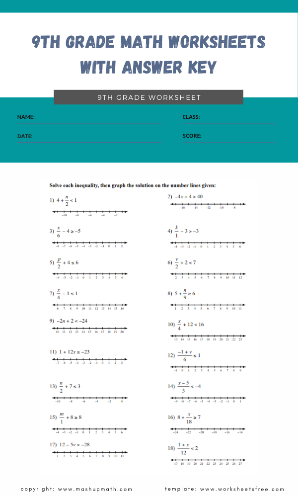 9th-grade-math-worksheets-with-answer-key-9-worksheets-free