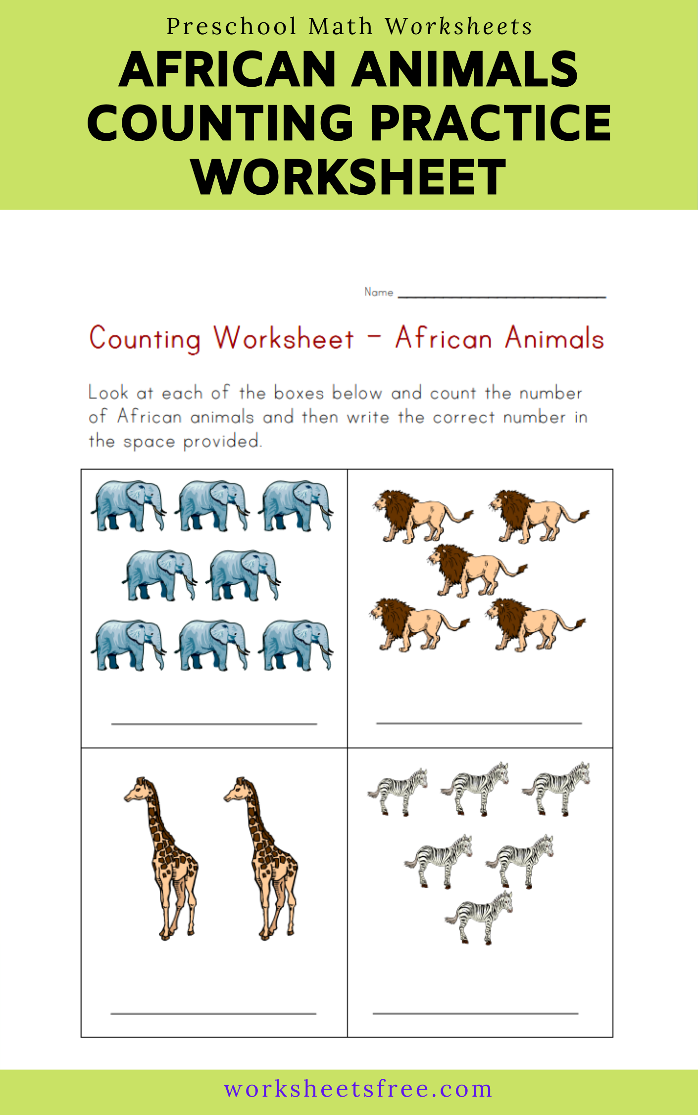 african-animals-counting-practice-worksheet-worksheets-free