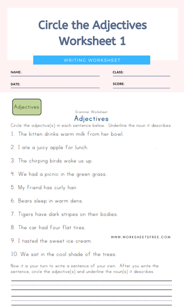 Circle the adjectives Worksheets. Compound adjectives Worksheets. Strong adjectives Worksheets. Extreme adjectives Worksheets. Graded adjectives