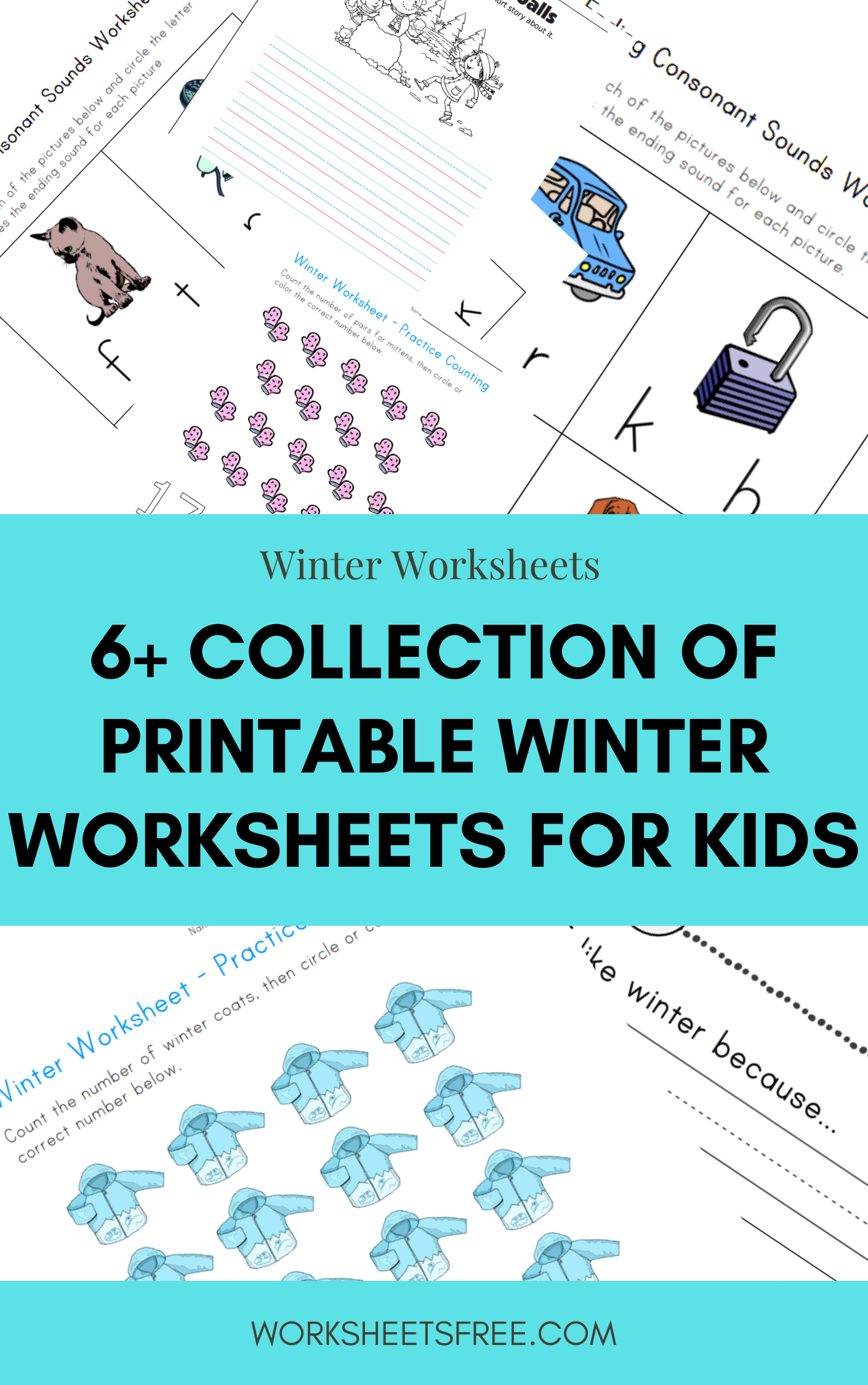 Collection Of Printable Winter Worksheets For Kids Worksheets Free