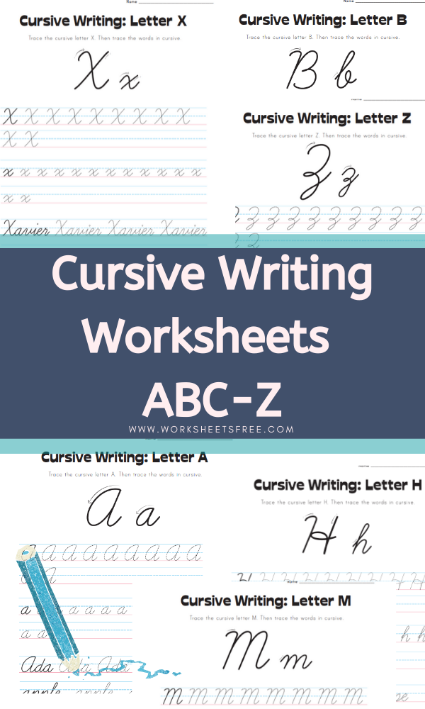 Cursive-Writing Worksheets ABC-Z Alphabet Worksheets | Worksheets Free