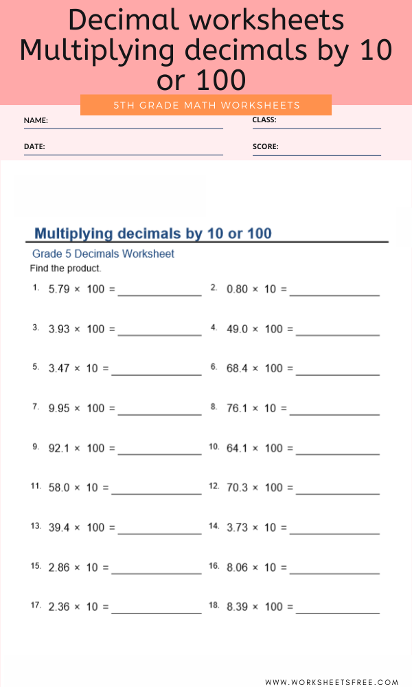 decimal-worksheets-multiplying-decimals-by-10-or-100-for-grade-5
