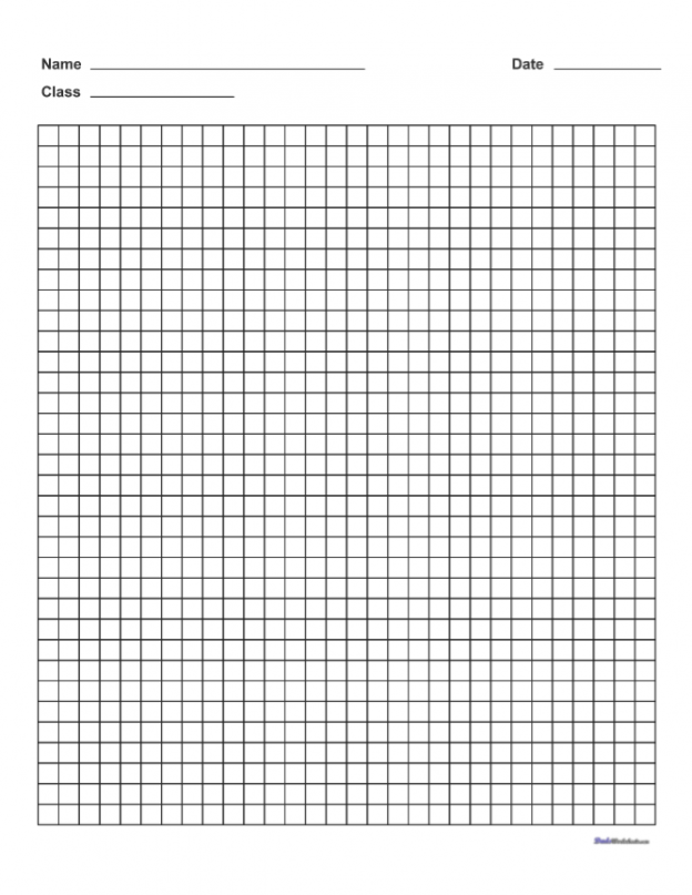 Download Printable Graph Paper with Name Block | Worksheets Free