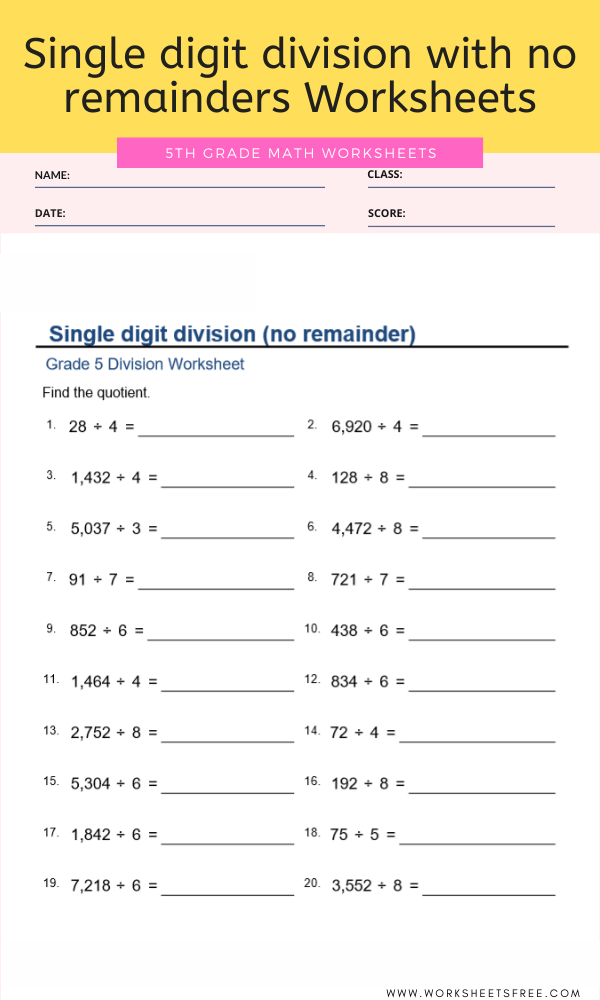 single-digit-division-with-no-remainders-worksheets-for-grade-5-worksheets-free