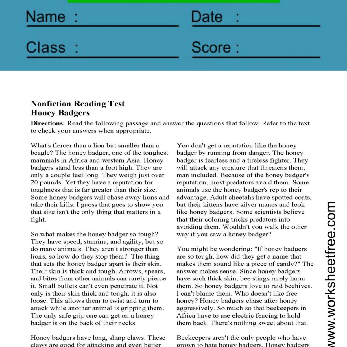 reading-comprehension-worksheets-6th-grade-multiple-choice-4